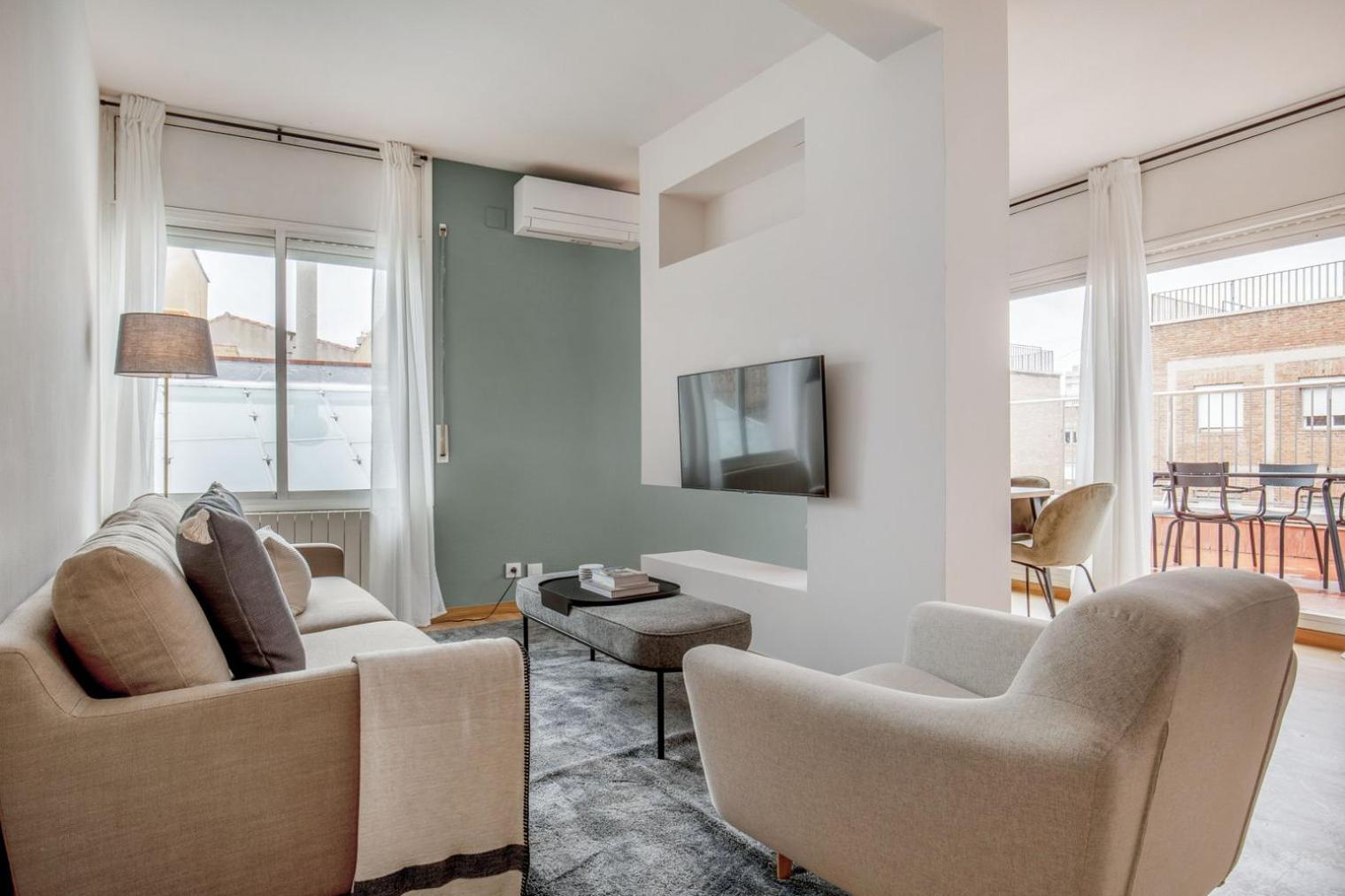 Apartment Blueground Les Corts Balcony Nr Camp Nou Bcn-82 *